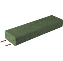 Obrubník z gumového granulátu s upevňovacím materiálem