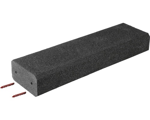 Pryžová obruba pískoviště Terrasoft 10 ks 100 × 30 × 15 cm – antracit Plastový obrubník s upevňovacím materiálem