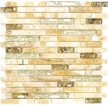 Skleněná mozaika s přírodním kamenem XCM MV748 MIX VÍCEBAREVNÁ 30x30 cm-thumb-0