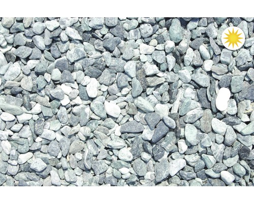 Detailní záběr ozdobného štěrku do zahrady