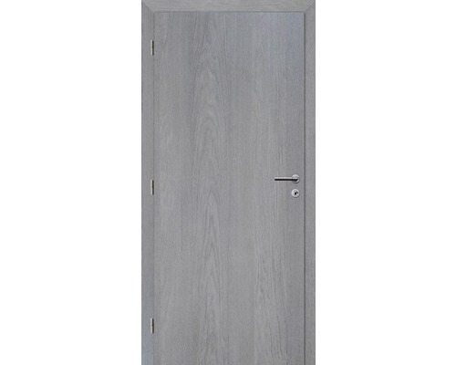 Protipožární dveře Solodoor GR 90 L fólie earl grey (VÝROBA NA OBJEDNÁVKU) Interiérové dveře s dřevěným vzorem a klikou