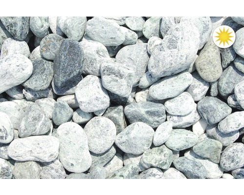 Šedé okrasné oblázky