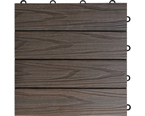 Teracová dlaždice z dřevoplastu s click systémem