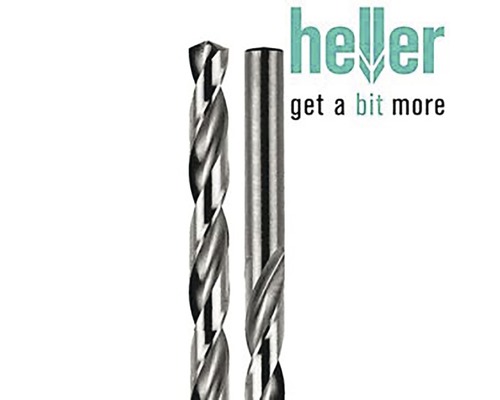 Detail kovového vrtáku