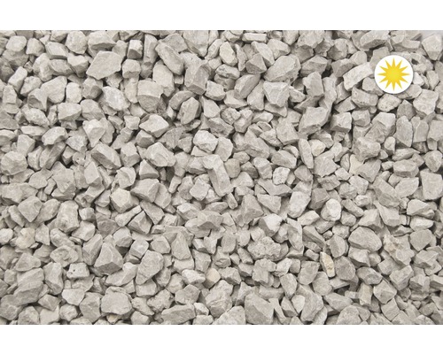 Kamenná drť mramorová 8–12 mm šedo-bílá balení 25 kg