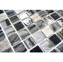 Mozaika XCR 2507 MIX ŠEDOČERNÁ 30,2x30,2 cm-thumb-4