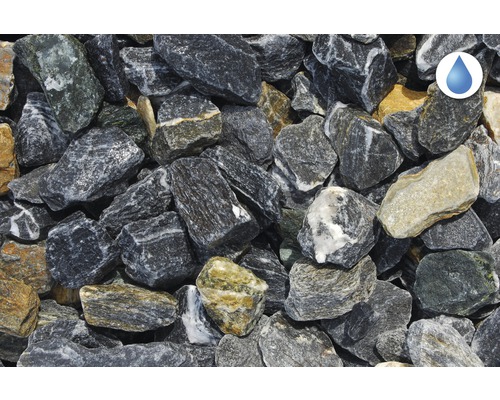 Štěrkové kameny s odvodem vody