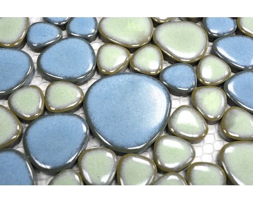 Keramická mozaiková dlaždice ve tvaru oblázku