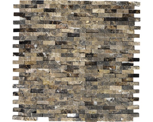 Mozaika z přírodního kamene XNC 3D76 MRAMOR SVĚTLE HNĚDÁ 30,5x30,5 cm