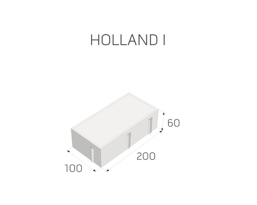Obrázek domu Holland I s rozměry