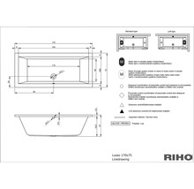 Vana Riho Lusso 170x75 cm BA1800500000000