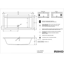 Vana Riho Lusso 200x90 cm BA6000500000000