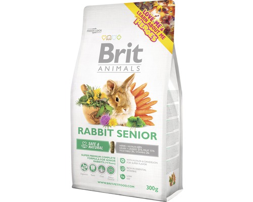 Krmivo pro králíky Brit Animals Rabbit Senior Complete 300 g