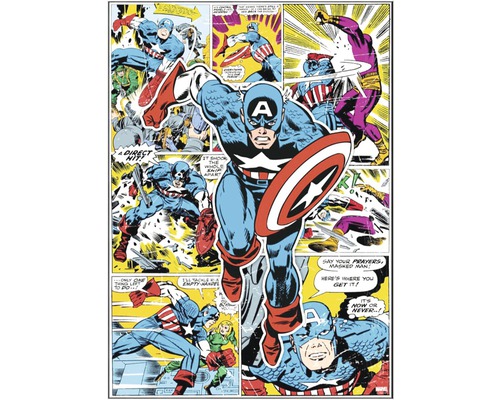 Plátěný obraz Marvel Captain America Hero 50x70 cm