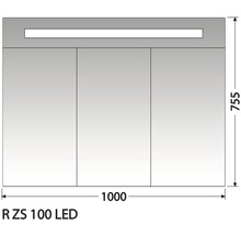 Zrcadlová skříňka Intedoor R ZS 100 LED 01-thumb-0