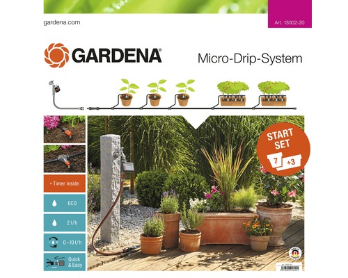 Zavlažovací set GARDENA Micro-Drip-System startovací pro květináče vel. M