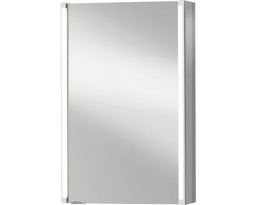 Zrcadlová skříňka basano Salenta 42,5 x 16,5 x 67 cm šedá 1 dvířka LED IP 20