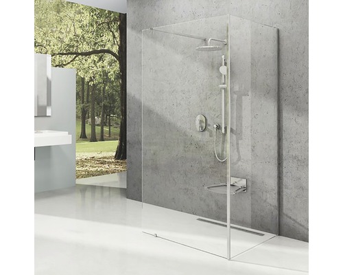 Walk In sprchová zástěna RAVAK Wall 110 Bright Alu+ Transparent bez vzpěry GW9WD0C00Z1 Walk In sprchová zástěna RAVAK Wall 110 Bright Alu+ Transparent bez vzpěry GW9WD0C00Z1