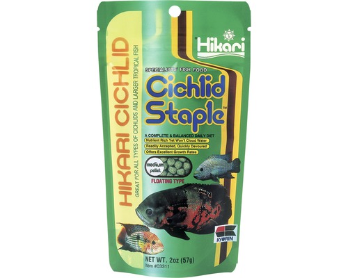 Krmivo pro cichlidy HIKARI Cichlid Staple medium 57 g Krmivo pro ryby Hikari Cichlid pro cichlidy a větší tropické ryby