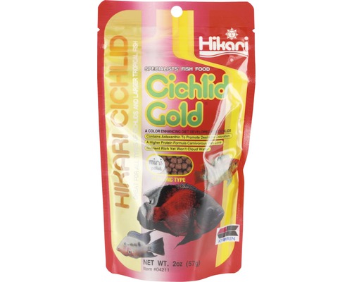 Krmivo pro cichlidy HIKARI Cichlid Gold mini 57g Balení krmiva pro ryby Hikari Cichlid Gold