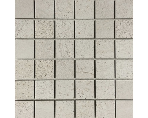 Keramická mozaika Casual světle béžová 5x5/30x30 cm Mozaikové dlaždice z travertinu