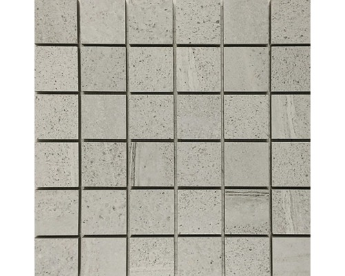 Mozaika Casual světle šedá 5x5/30x30 cm