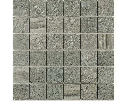 Mozaika Casual tmavě šedá mozaika 5x5/30x30 cm