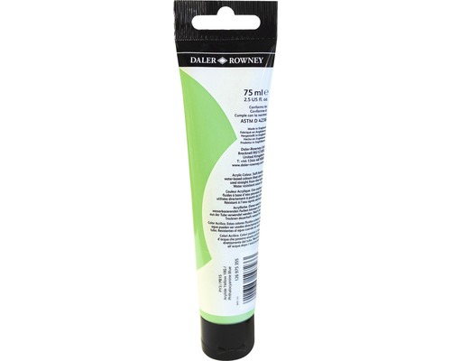 Tuba akrylové barvy pro umělce Daler Rowney, 75 ml