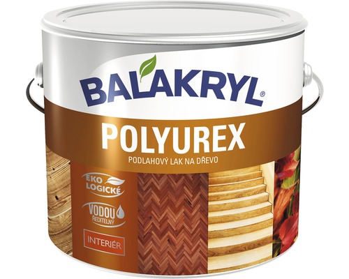 Lak na dřevo Balakryl Polyurex V1605 matný 3,88 l ekologicky šetrný