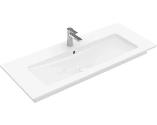 Umyvadlo na skříňku Villeroy & Boch sanitární keramika bílá 120 x 50 4104CLR1 Bílé umyvadlo Villeroy & Boch s baterií