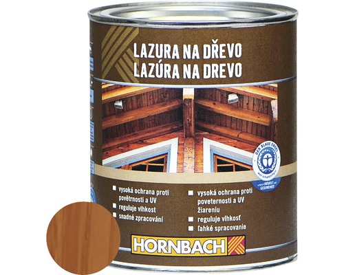 Lazura na dřevo Hornbach 0,75 l mahagon