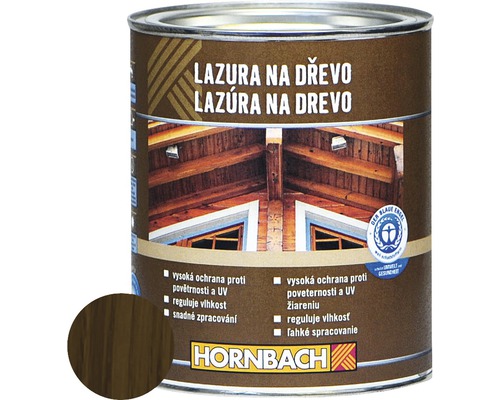 Lazura na dřevo Hornbach 0,75 l ořech