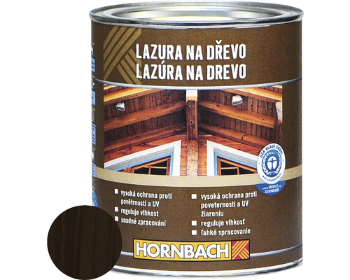 Lazura na dřevo Hornbach 0,75 l palisandr
