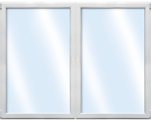 Plastové okno dvoukřídlé ESG ARON Basic bílé 1000 x 1600 mm (1/2-1/2) Dvojkřídlé okno