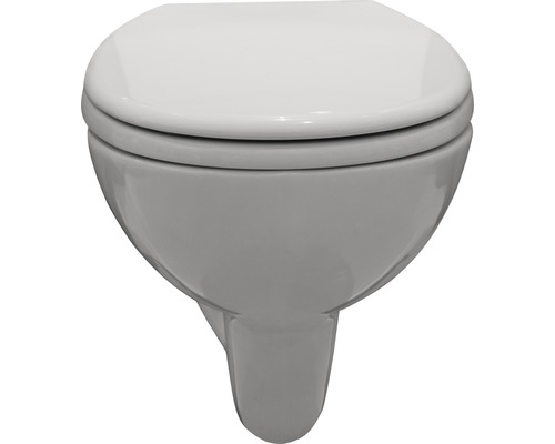 Závěsný klozet s hlubokým splachováním z sanitární keramiky s WC sedátkem