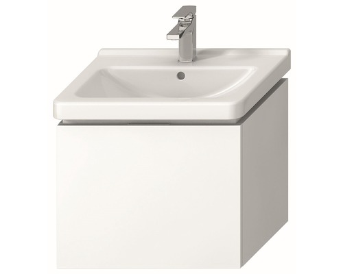 Koupelnová skříňka pod umyvadlo Jika Cubito-N 48x59x42,7 cm bílá H40J4233015001 Umyvadlo s umyvadlovou skříňkou a baterií