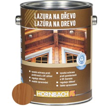 Lazura na dřevo v plechovce s logem Hornbach