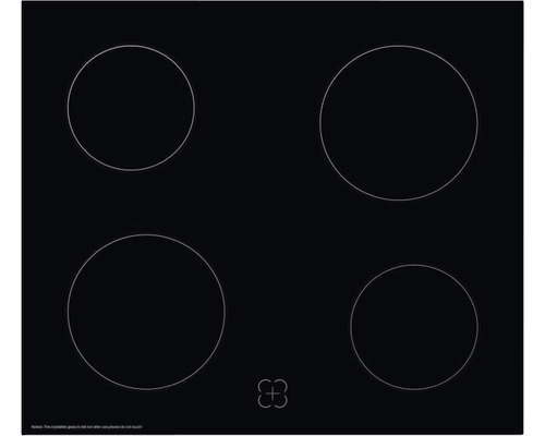 Sklokeramická varná deska se čtyřmi varnými zónami