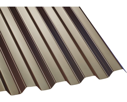 Polikarbonátová vlnitá deska trapéz Guttagliss Makro 2500 x 1060 mm bronzová Polikarbonátová vlnitá deska trapéz Guttagliss Makro 2500 x 1060 mm bronzová