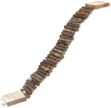 Ohebný dřevěný most pro malé zvířata s háčky pro upevnění