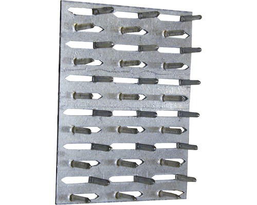 Hřebíková deska s ocelovými hřebíky