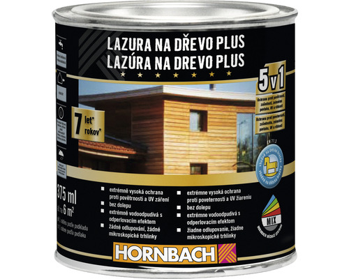 Lazura na dřevo Hornbach Plus 0,375 l borovice