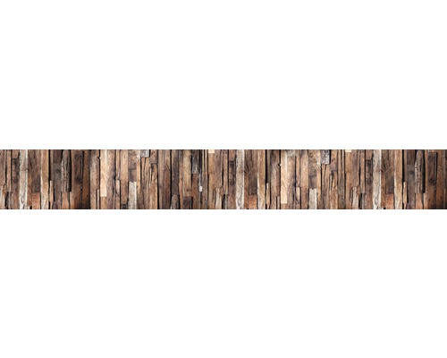 Samolepicí fólie za kuchyňskou linku mySPOTTI splash Rustikální dřevo 60x450 cm