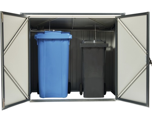 Kontejnerový box se dvěma kontejnery na odpad