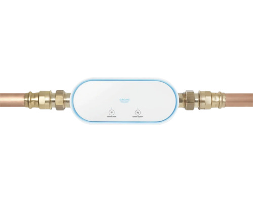 Systém kontroly vody Grohe Sense Guard s měděnými trubkami a mosaznými přípojkami
