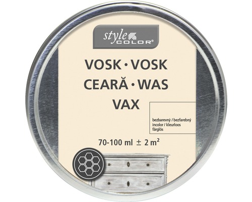 Vosk na dřevo StyleColor 0,1 l čirý Vosk na dřevo StyleColor 0,1 l čirý