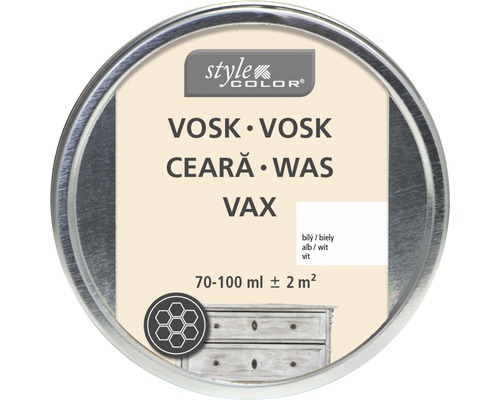 Vosk na dřevo StyleColor 0,1 l bílý Vosk na dřevo StyleColor 0,1 l bílý