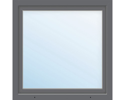 Plastové okno jednokřídlé ARON Basic bílé/antracit 800 x 800 mm DIN levé-0