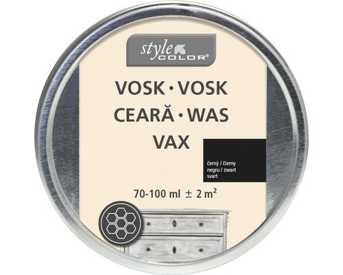Vosk na dřevo StyleColor 0,1 l černý Vosk na dřevo StyleColor 0,1 l černý