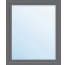 Plastové okno jednokřídlé ARON Basic bílé/antracit 550 x 1250 mm DIN pravé-thumb-0